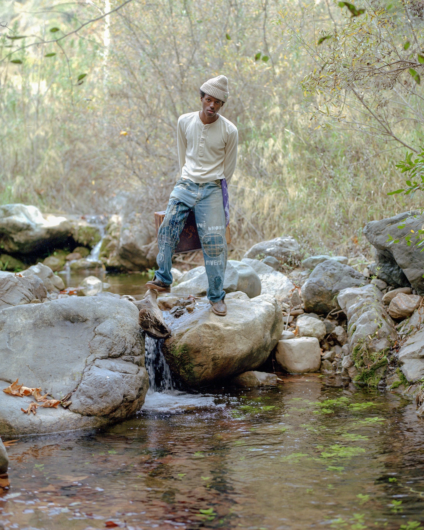 "Rivers" Composted 1950s Farm Denim