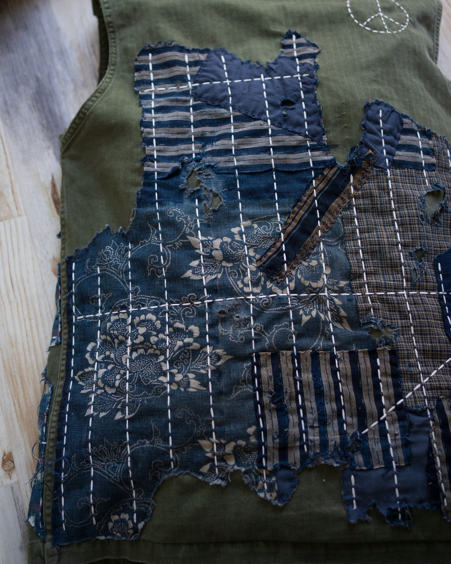 "Counting Time" Composted HBT vest