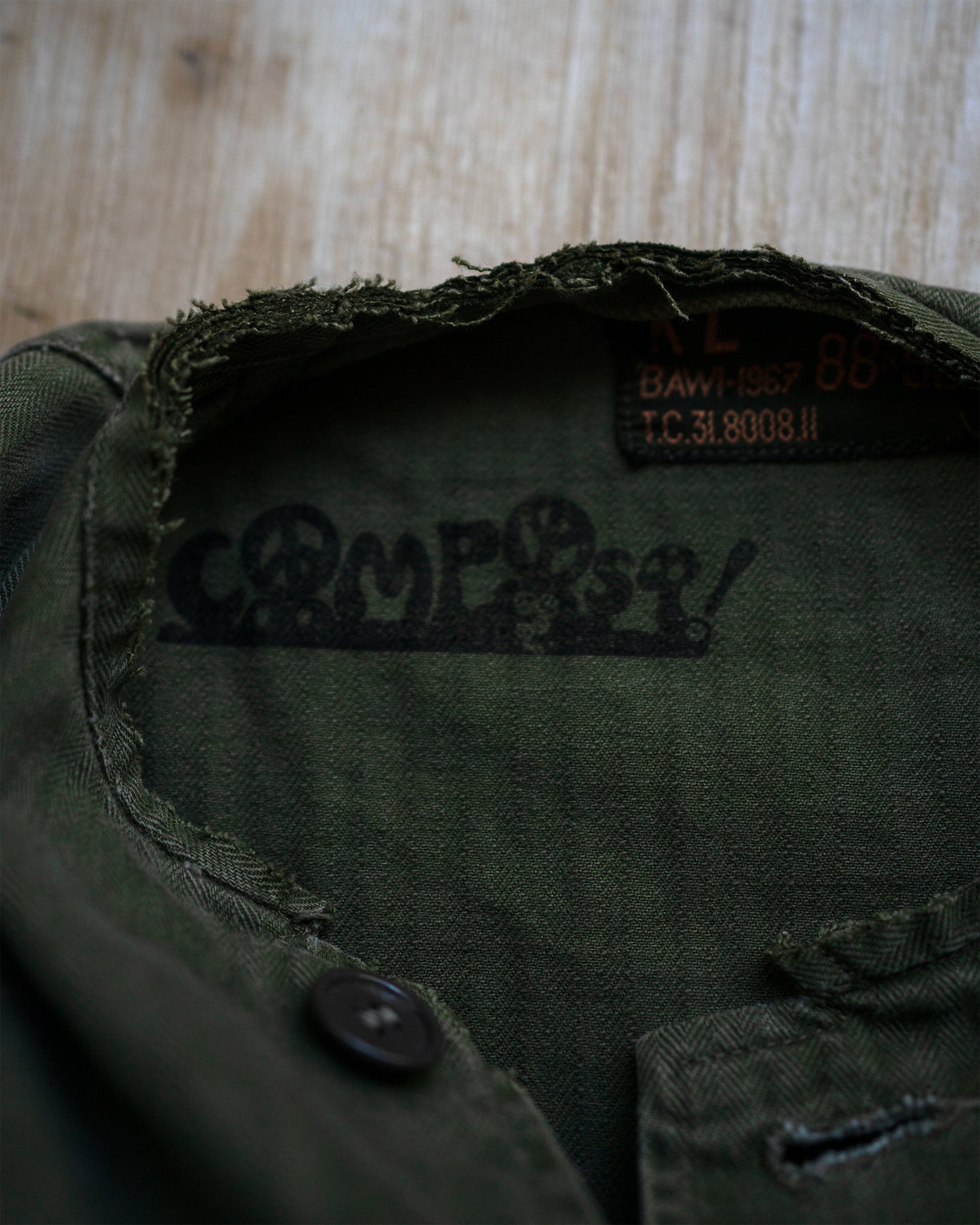 "Counting Time" Composted HBT vest