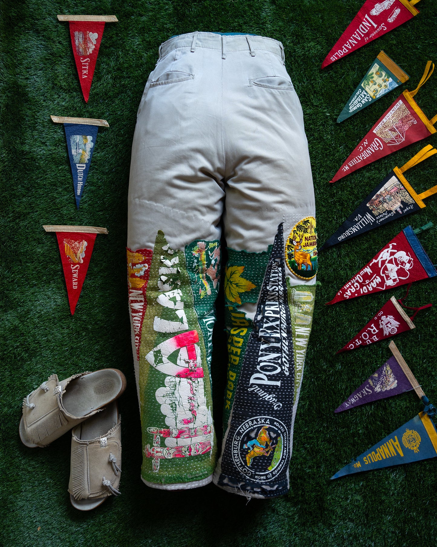 “Places I’ve Been” Composted 50's Chino Trouser